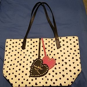 Luv Betsey Johnson Heart Tote Shopper Betseyville